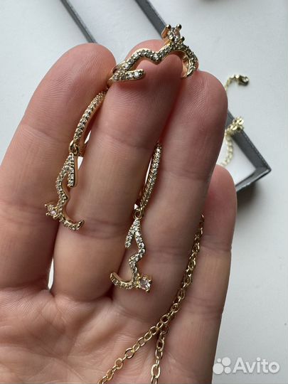 Серебряный комплект