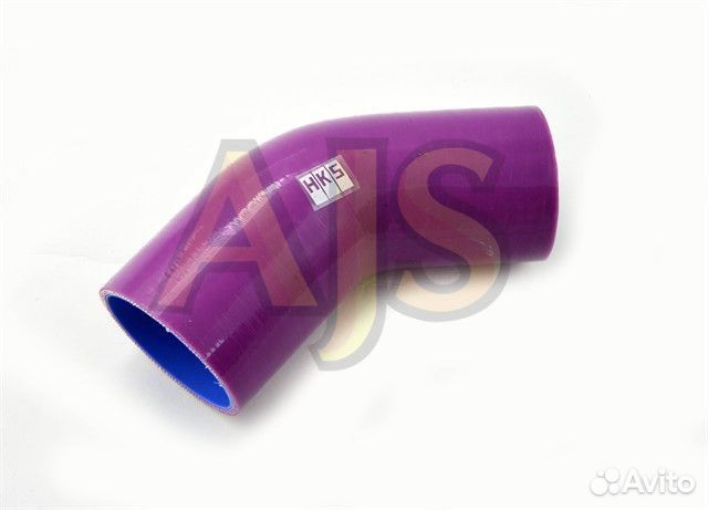 Патрубок 45гр 51-57 черный