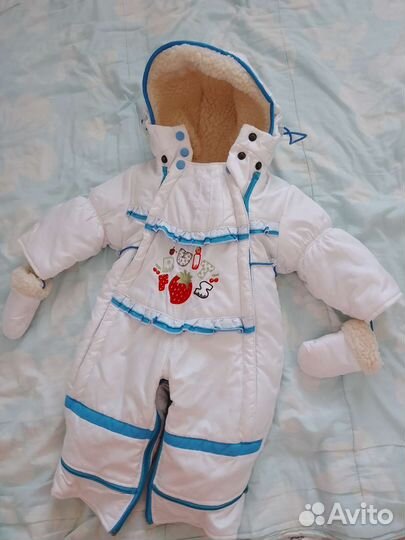 Зимний комбинезон для девочки