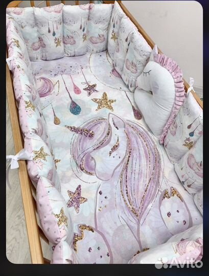 Бортики в детскую кроватку