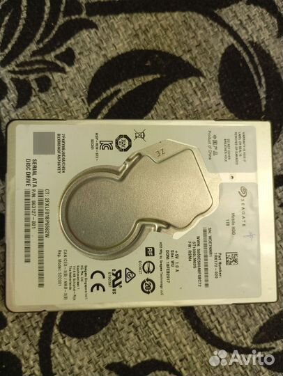 Жесткий диск seagate 1000/500гб wd5000lpcx
