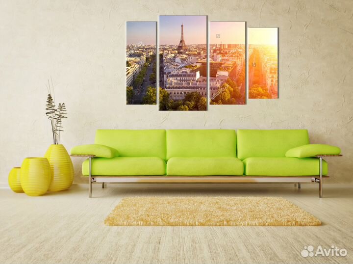 Модульная картина на заказ по вашему фото