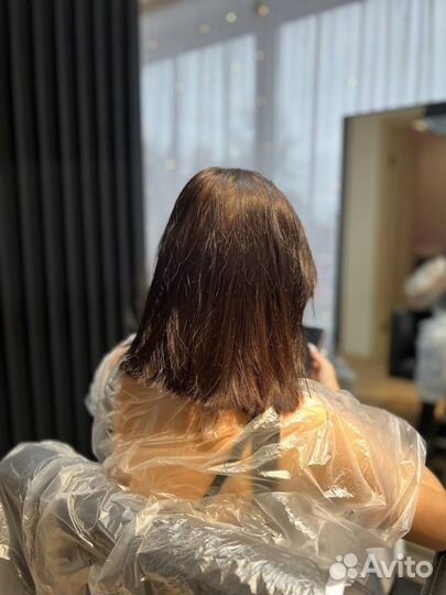 Кератиновое выпрямление волос модель