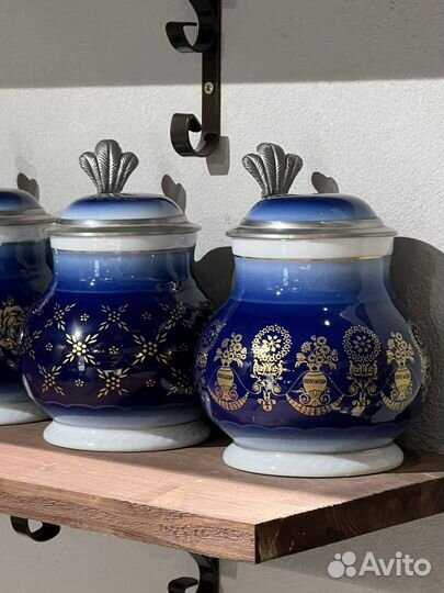 Немецкая пивная кружка royal tettau кобальт