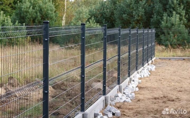 Забор из 3D сетки под ключ качественно