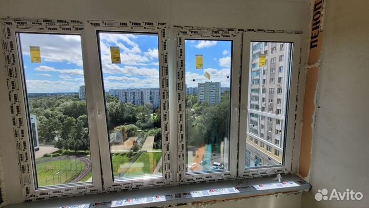 Окна пвх под ключ / остекление балконов