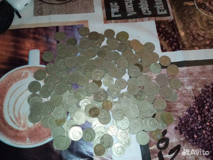 Старые монеты и готовая коллекция