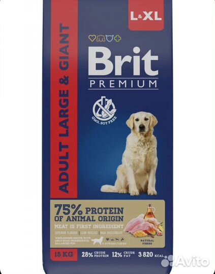 Корм для собак брит