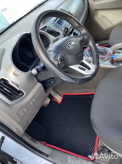 Коврики Эва на Киа Спортейдж 3 с Бортами