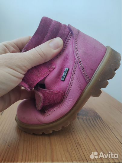 Ботинки кожаные демисезонные 25 для девочки