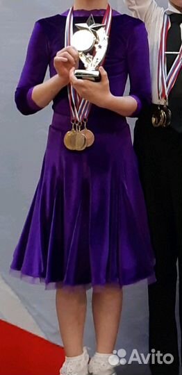 Платье для бальных танцев 122-134