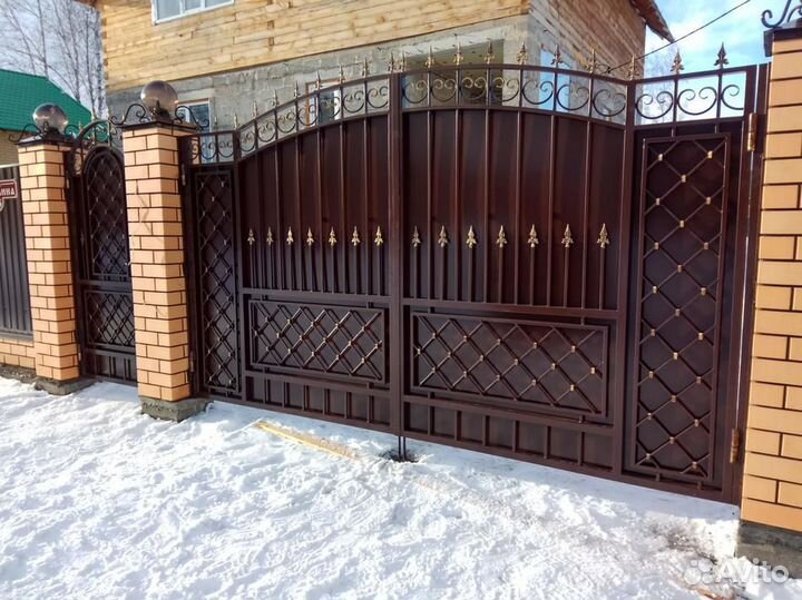 Кованые ворота
