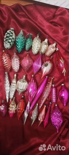 Елочные игрушки 60 годов СССР