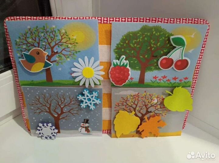 Времена года из фетра. Методическое пособие