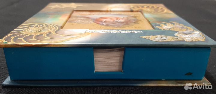 Настольный блок для записей с фоторамкой 