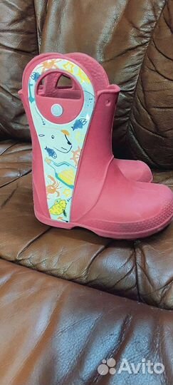 Резиновые сапоги crocs c9