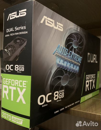 Коробка Asus Geforce RTX 2070 Super
