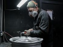 Покраска дисков пескоструйная обработка ремонт