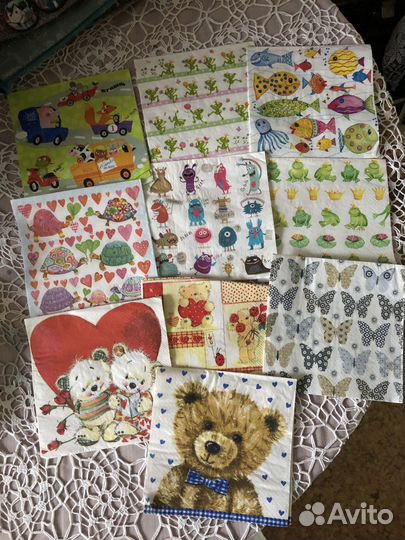 Салфетки бумажные для Декупажа