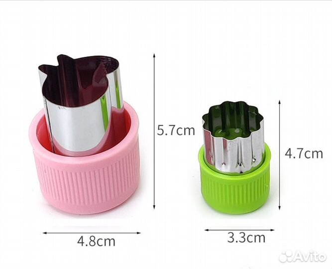 Фигурные насадки формочки ножи