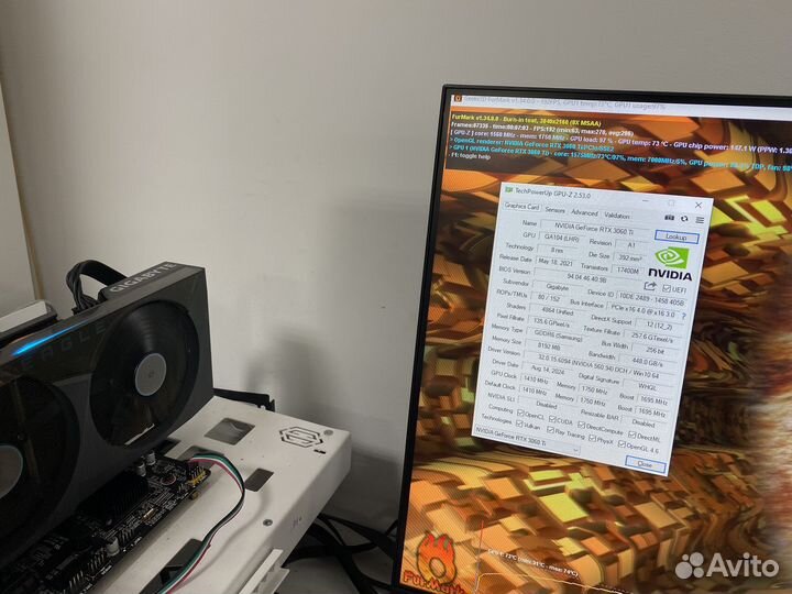 Видеокарта gigabyte rtx 3060ti 8gb