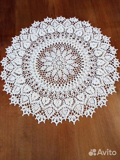 Салфетки на стол круглые