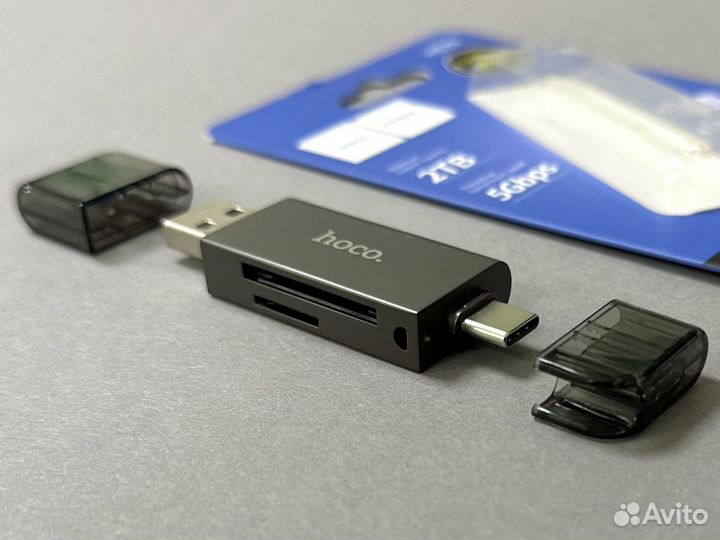Картридер USB + Type-C