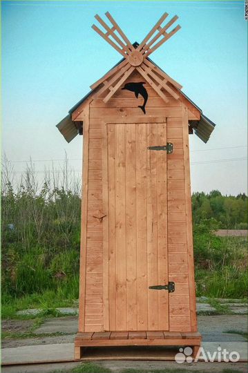 Дачный туалет с кошкой сва 328