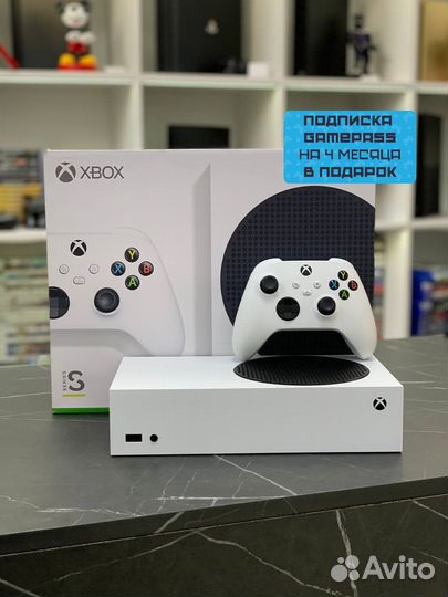 Xbox Series S + Gamepass 4 мес. Гарантия 6 месяцев