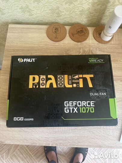 Видеокарта GTX 1070 8Gb