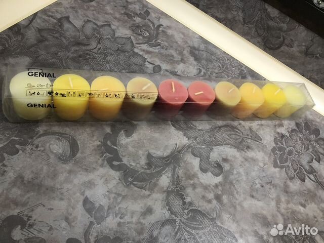 Свечи IKEA genial набор 10 шт. новые