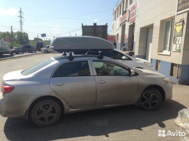 Автобокс серый Koffer Bonus серый