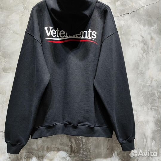 Черная худи Vetements женская