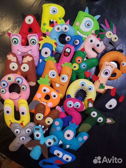 Алфавит из фетра