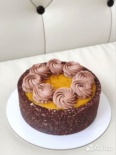 Торт Чизкейк Шоколад-Манго в подарок на День рожде