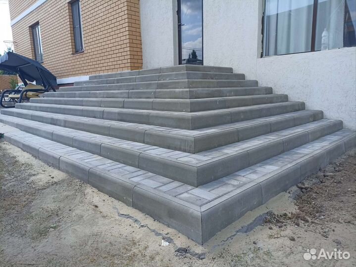 Укладка тротуарной плитки