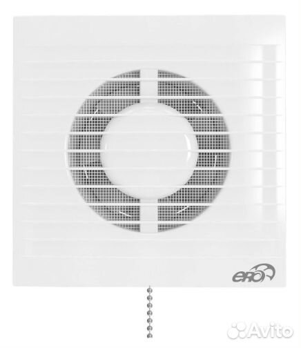 Вентилятор осевой с тяговым выкл. и обратным клап