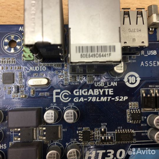 Связка Gigabyte GA-78LMT-SP2+athlon II