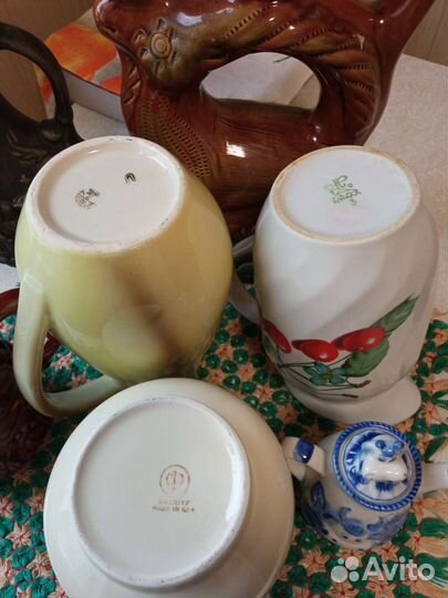 Посуда СССР. Тарелки. Кувшины