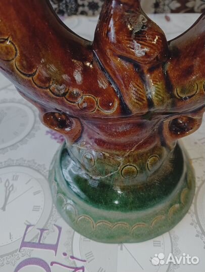 Подсвечник керамика СССР