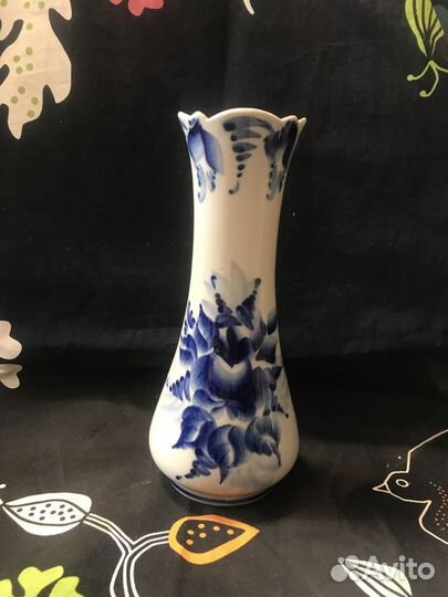 Ваза и чайник СССР гжель