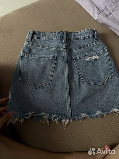 Юбка джинсовая