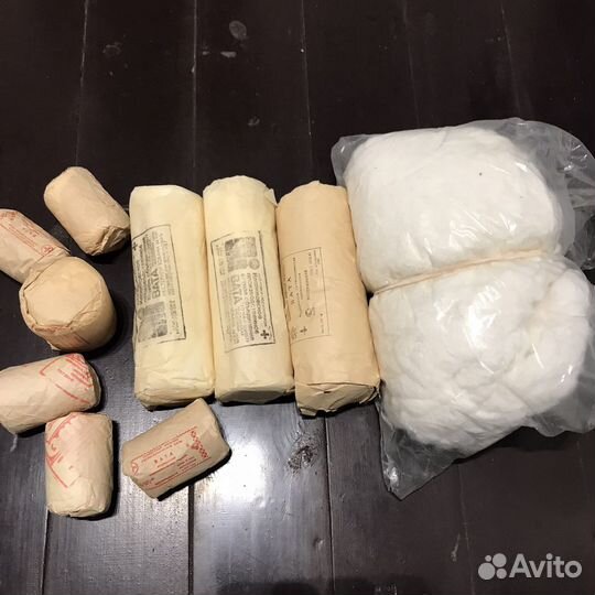 Пакет ваты / бинты СССР