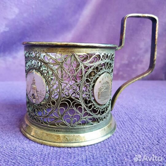 Подстаканники СССР скань