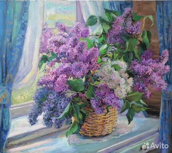 Натюрморт с сиренью