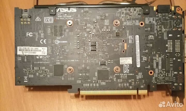 Видеокарта Asus strix GTX 950 2Gb