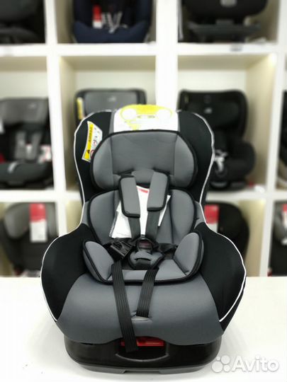 Автокресло 0-18кг изофикс Siger Наутилус серый цве