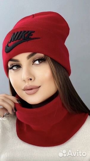 Комплект шапка и шарф универсальные