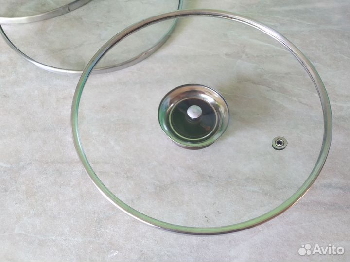 Стеклянные крышки 18, 20 и 24 см