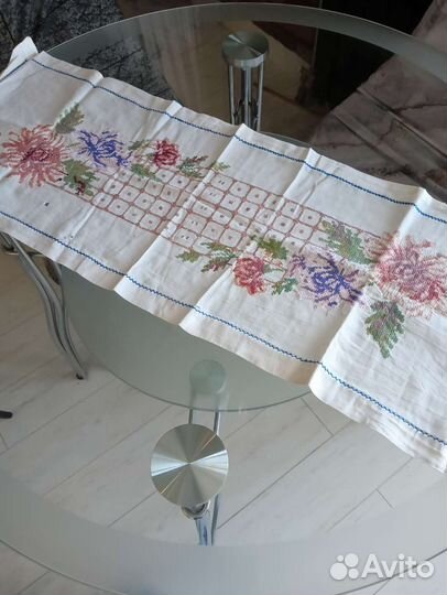 Салфетка вышивка ретро